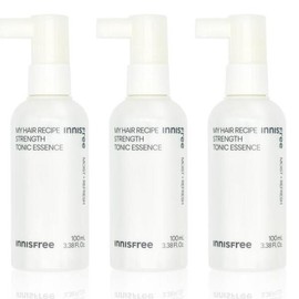 Innisfree [이니스프리] 이니스프리 마이 헤어 레시피 스트렝스 토닉 에센스100mL 3개 Innisfree My Hair Recipe Strength Tonic Essence 100mL 3ea