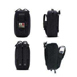 Medresq IFAK Trauma Kit – Compact Emergency First Aid Essentials for Military, Camping, Hiking, and Everyday Survival (Black)