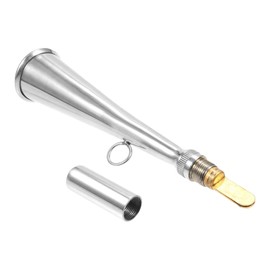Air Horn Handheld - Camping Air Horns | Loud Sound Boat Horn Marine, Camping Air Horns, Stainless Steel Safety Horn for Marine Safety, Animal Alarm, Sporting Events