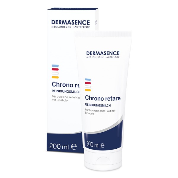 DERMASENCE Chrono Retare Cleansing Milk - Facial Cleansing for Dry, Mature Skin - 200 ml