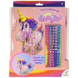 Novelty Corp Rompecabezas Unicornio 3D