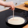 Mayoii 3pcs Crepe Spreader Set Beech Hard Durable Crepe Maker