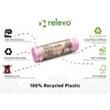 Relevo 100% Recycled Scented Bin Liners, Heavy Duty 30L, 15