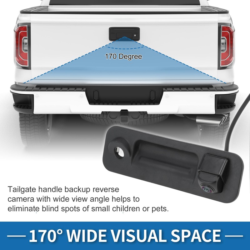 HOPESPANNER Trunk Tailgate Handle Rear View Camera for Hyundai Sonata