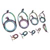 9PCS Lure Fishing Rod Guide Ring Set Stainless Steel Ceramic