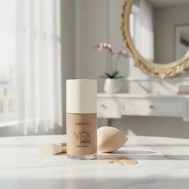 Vfx Pro Fundation Base De Maquillaje Liquida Natural Beige12