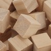 HOZEON 500 PCS 1/2 Inch Wooden Cubes, Natural Unfinished Wood
