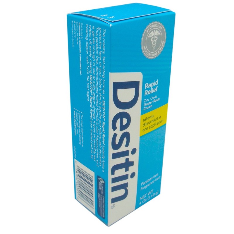Johnson & Johnson Desitin Rapid Relief Diaper Rash Cream for