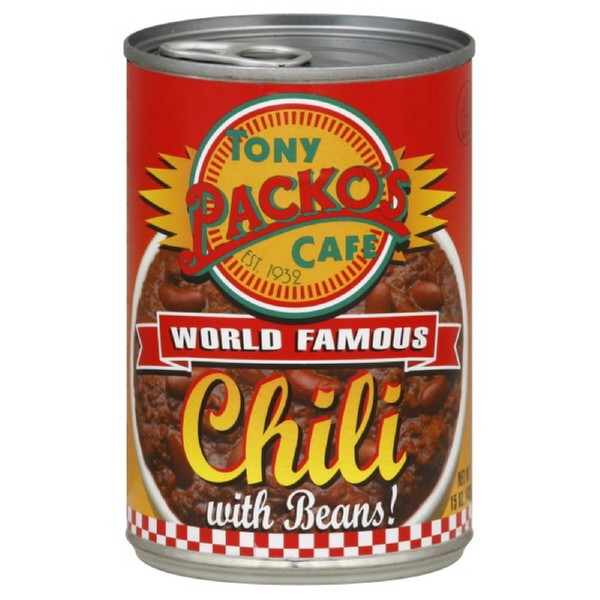 Tony Packo Chili with Beans, 15-Ounce (Pack of 6)
