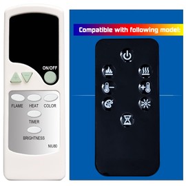 Replacement Remote Control for Dimplex Electric Fireplace 6909770159 DFR2651L 6908932259 DFR2551L DFR2551G 6908922359 6908922459 DWF3651 DWF5252B 6908492100 6909770159