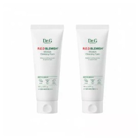 Dr. Jirai 닥터지 레드 블레미쉬 모이스처 클렌징 폼 150ml 2개 Dr. Jart+ Red Blemish Moisture Cleansing Foam 150ml 2pcs