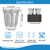 Easyworkz Set of 2 Stainless Steel Double Wall Insulated Espresso