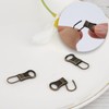 LUTER 6pcs Replacement Zipper Pull, Detachable Zipper Pull Tabs Metal