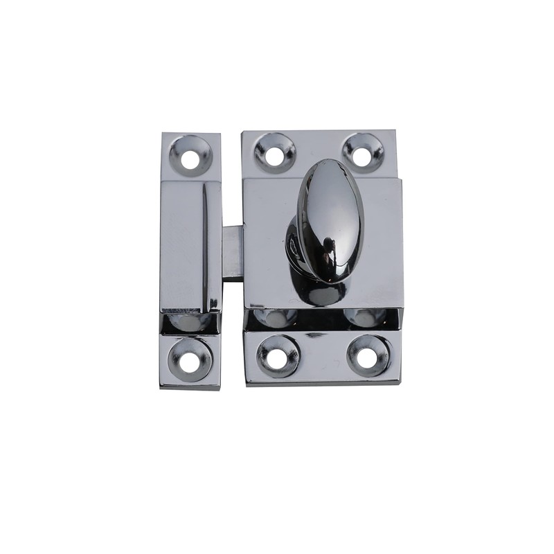 Chrome Turn Catches Harmac House® 2 Pack Twist Door Locks
