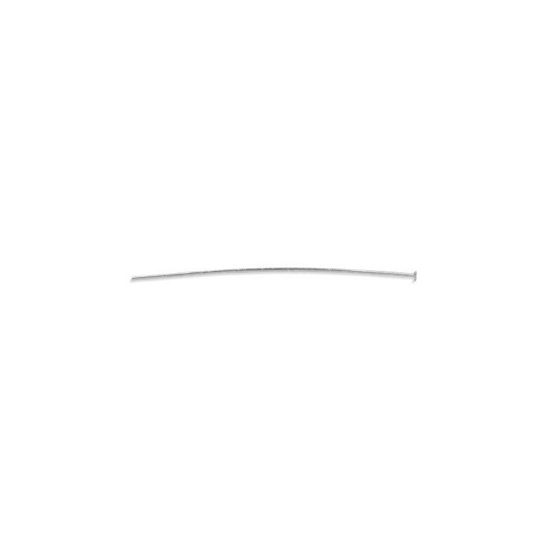Beadalon SE02116PCK Pin de Cabeza 0,7 x 50 mm, Chapado