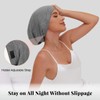 Satin Bonnet for Sleeping, Adjustable Slouchy Sleep Bonnets for Women,