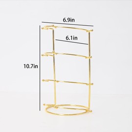 KunGe Crown Display Stand, Tiara Display, Headband Display Stand, Hair Accessories Organizer, Crown Storage Organizer Jewelry Holder for Women Girls
