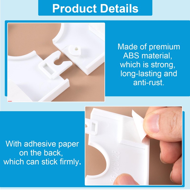 Joez Wonderful 3pcs Split Flange Toilet Pipe Flange Cover 28mm/1.1inch,
