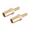 sourcing map Brass Reducer Barb Hose Connector Adapter 12 mm
