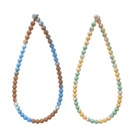 Teething Necklace for Baby - Integrated Safety Design for Toddler, Sensory Chew Necklace for Kids, Boys, Girls with Autism, ADHD, Fidget - Nursing Breastfeeding Necklace for Mom