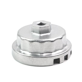 Modengzhe Oil Filter Wrench Cap Automotive Socket Wrench Removal Tool Compatible with Avalon RAV4 4Runner ES350 LX570 RX350 IS350 RC300 2.5L-5.7L if Applicable (14 Flutes 4 Slots)