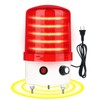 Industrial LED Rotating Warning Light, AC110V Red Strobe Light for