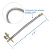 CKAuto 2 pcs 12"/300mm Metal Valve Stem Extenders, Universal Valve
