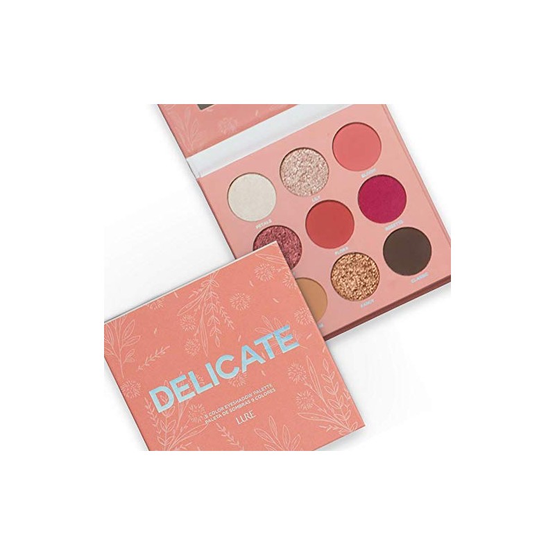 Paleta de sombras para ojos alta pigmentación Delicate, Lure