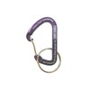 タフレーベル(TOUGH LABEL) カラビナ フラット4.5mm 黒×紫 VEX-113