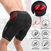 X-TIGER Bike Shorts for Men 5D Padded with 3 Pockets,Cycling