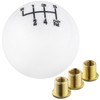 Padaodao 5 Speed Shift Knob White Gear Stick Shifter Knobs