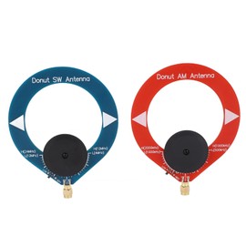 Loop Antenna,PCB AM MW SW Antenna Easy to Carry Mini Loop Antenna Easy to Use Donut AM Antenna Durable Performance Donut SW Antenna for FM SW Radio