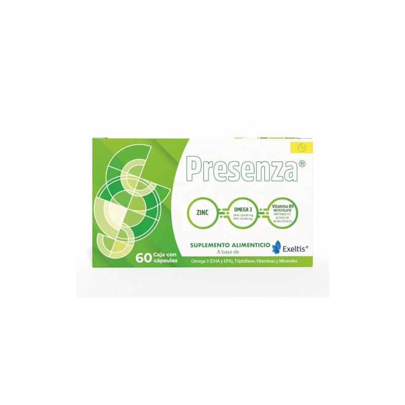 EXELTIS RETHINKING HEALTHCARE Presenza: Triptófano, Omega 3 (Epa 763.88 Mg)