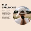 invisibobble Sprunchie Spiral Hair Ring - True Black- 2 Pack