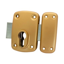IFAM | Security Lock Model X5 Standard Euro Profile Cylinder Ideal for Cylinder Doors Colour Brown Epoxy Coated Lever 9mm Thick