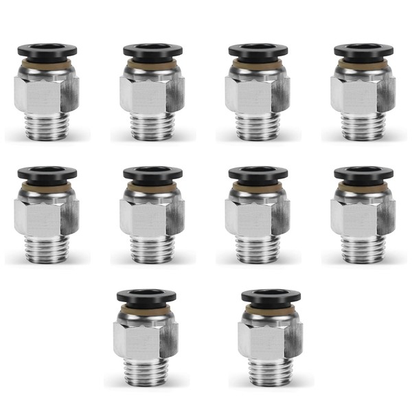 CNAODUN - 10 accesorios de empuje para conectar tubo de