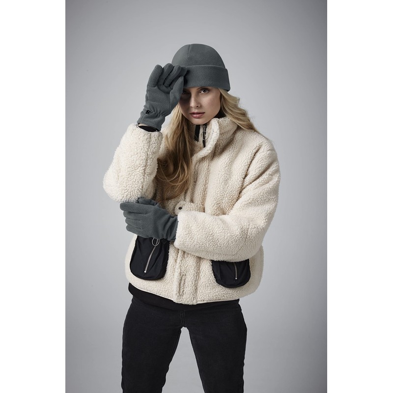 Beechfield B298R Recycled Fleece Gloves - French Navy L/XL