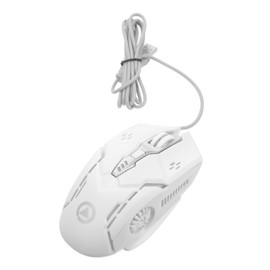 SHINEOFI USB Wired Gaming Mouse with Silent Click Programmable Buttons and LED Backlighting for Computer Gamers Seeking Quiet Performance and Style