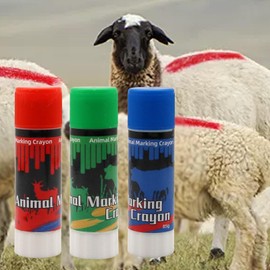 Livestock Marker,Livestock Maker for Pig,Cow,Goat(6 Pack,2 Red, 2 Blue, 2 Green) (6)