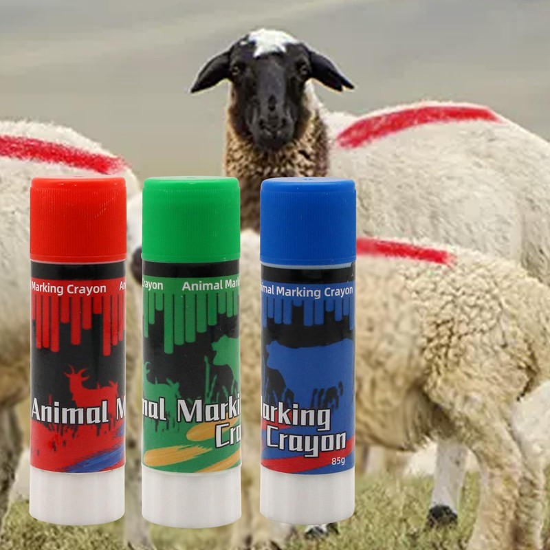 Livestock Marker,Livestock Maker for Pig,Cow,Goat(6 Pack,2 Red, 2 Blue, 2