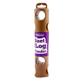 Suet To Go Log Bird Feeder 1x6, Brown
