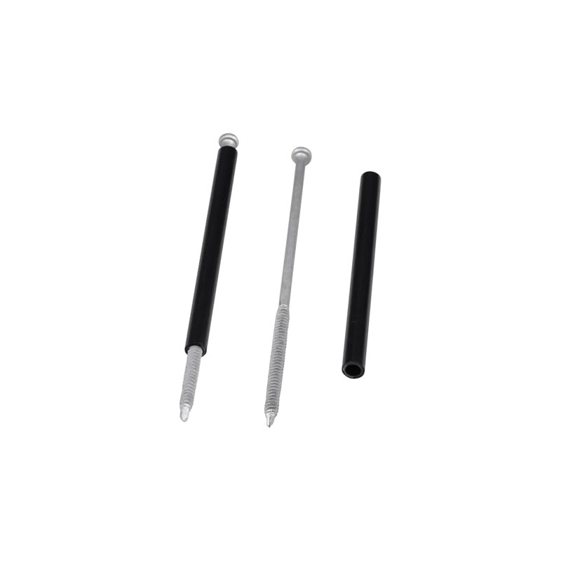 Xadnitu 10 Pieces 7" Gutter Screws with Ferrules and Driving