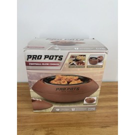 Select Brands Pro Pots Football Slow Cooker 1.5 Quart Kitchen Party Select Brand Crock Pot NEW