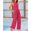 BTFBM Women's Pantsuits Casual One Piece Outfits Spring Summer Sleeveless
