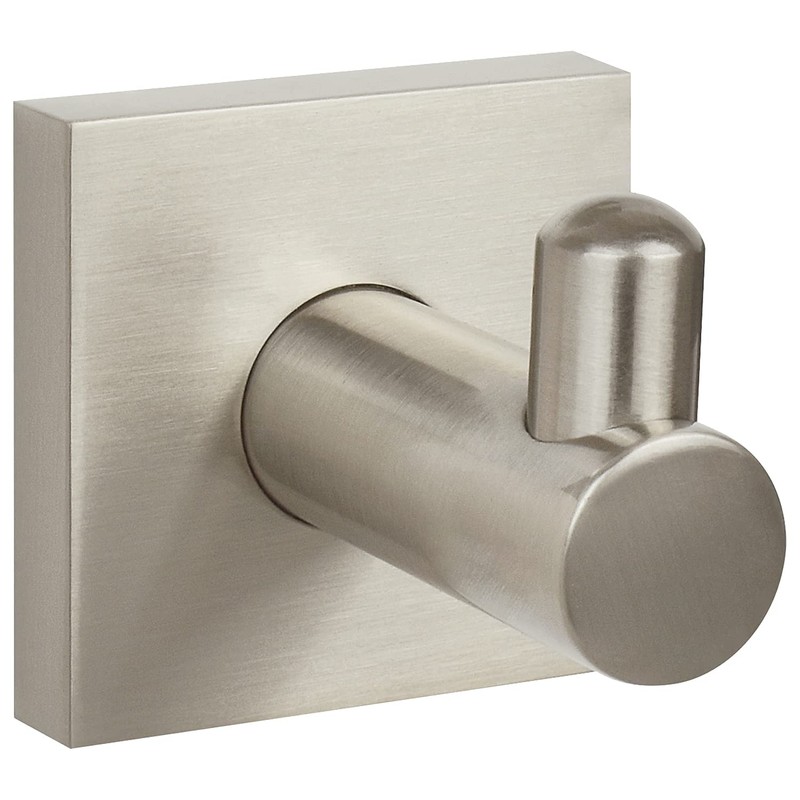 Nuk3y Senna Modern Square Robe Hook (Robe Hook, Satin Nickel)