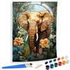 SKRYUIE Paint by Numbers Kit for Adults Beginner Elephant, Acrylic