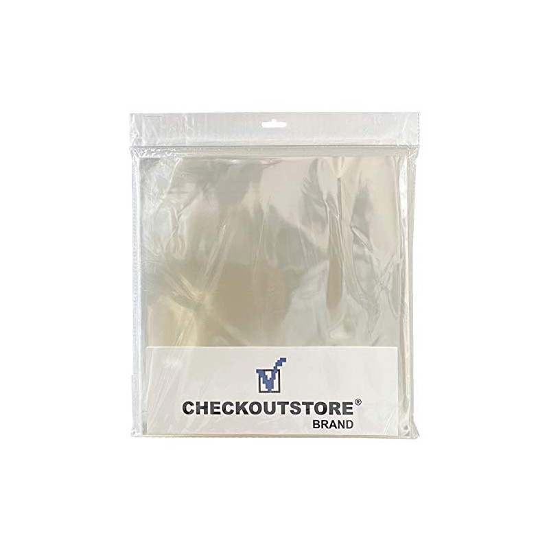500 Clear Plastic OPP for 12" LP Vinyl 33 RPM