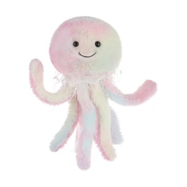 Apricot Lamb Jellyfish Plush Sea Animals Plush Toys for Children, Soft Cute Cuddly Toy for Baby Girls and Boys, Fluffy Jellyfish, Multicoloured, 26 cm