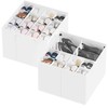 SpaceAid Shoe Organizer for Closet, 2 Pack Foldable Shoe Storage