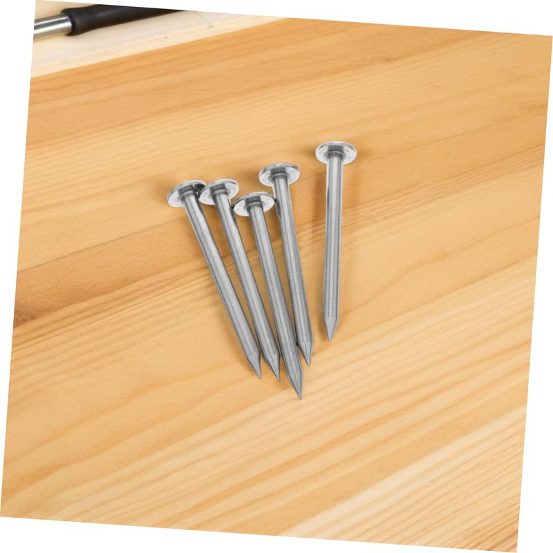 Kisangel 6pcs Stainless Steel Survey Markers Low Profile Ground Stakes
